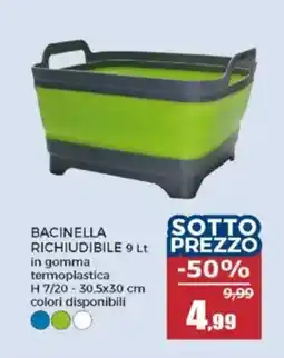 Happy Casa Bacinella richiudibile offerta