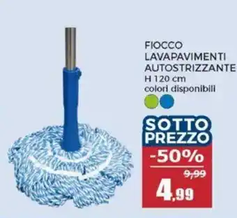Fiocco lavapavimenti autostrizzante