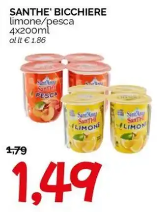 Santhe bicchiere limone