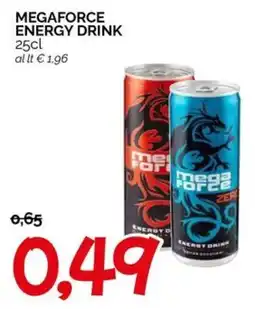 Hardis Megaforce energy drink offerta