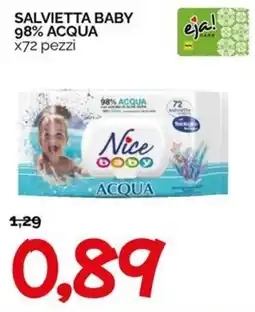 Hardis Salvietta baby Nice baby Acqua offerta