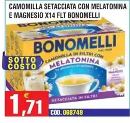 Immenso Cash Camomilla in filtri con melatonina Bonomelli offerta