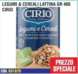Immenso Cash Legumi e Cereali Cirio offerta