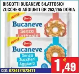 Immenso Cash Biscotti Bucaneve senza lattosio senza zuccheri aggiunti offerta