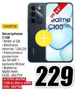 MediaWorld realme Smartphone C100 offerta