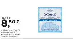Orvea Crema idratante rinfrescante acqua alle rose offerta