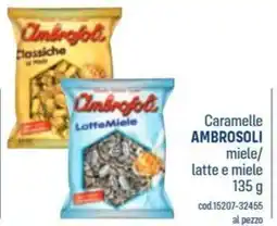 Talento Professional Store Caramelle Ambrosoli miele/latte e miele offerta