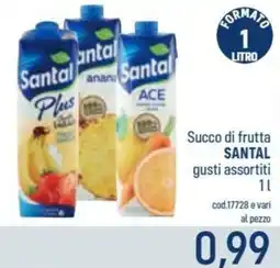 Talento Professional Store Succo di frutta Santal gusti assortiti offerta