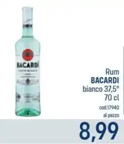 Talento Professional Store Rum Bacardi bianco offerta