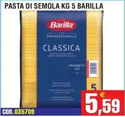 Immenso Cash Pasta di semola Barilla Classica offerta