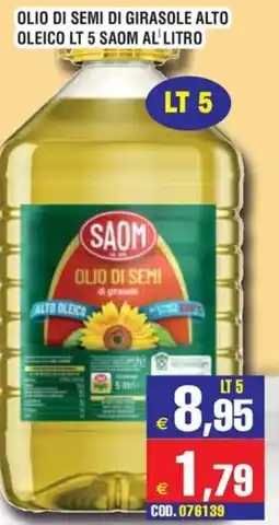 Immenso Cash Olio di semi di girasole SAOM offerta