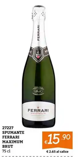 Zona Spumante Ferrari Maximum Brut offerta