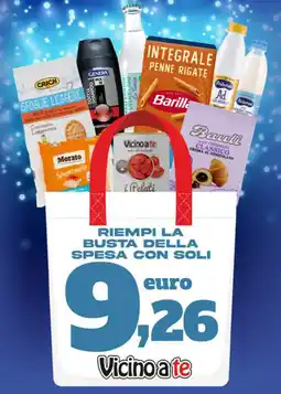 Vicino a te supermercati Riempi la busta della spesa con soli 9,26 euro offerta