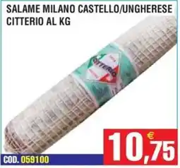 Immenso Cash Salame milano castello/ungherese citterio offerta