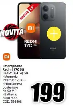 MediaWorld Smartphone Redmi 17C 5G offerta