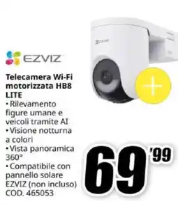 MediaWorld Telecamera Wi-Fi motorizzata HB8 LITE offerta