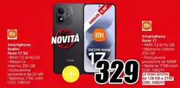 MediaWorld Smartphone Redmi Note 17 5G offerta