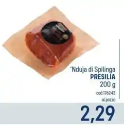 Talento Professional Store ’Nduja di Spilinga PRESILIA offerta
