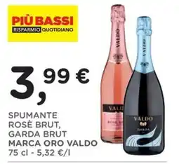Orvea Spumante rosè brut, garda brut marca oro valdo offerta