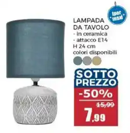 Happy Casa Lampada da tavolo Iver max offerta