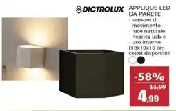 Happy Casa Applique LED da parete Dictrolux offerta