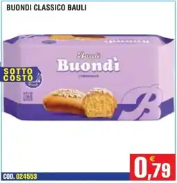 Immenso Cash Buondi classico Bauli offerta