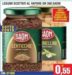 Immenso Cash Lenticchie Saom offerta