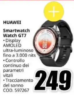 MediaWorld Huawei Smartwatch Watch GT7 offerta