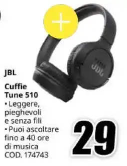 MediaWorld JBL Cuffie Tune 510 offerta