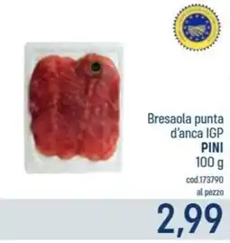 Talento Professional Store Bresaola punta d'anca IGP Pini offerta