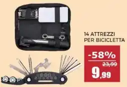 Happy Casa 14 attrezzi per bicicletta offerta