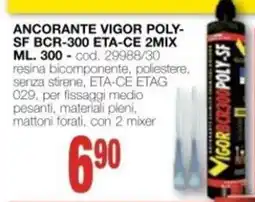 Mondo Brico Ancorante vigor poly-sf offerta