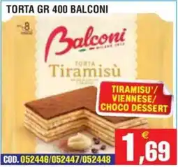Immenso Cash Balconi Torta Tiramisù offerta