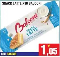 Immenso Cash Snack latte Balconi offerta