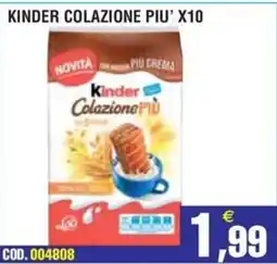 Immenso Cash Kinder Colazione Più offerta