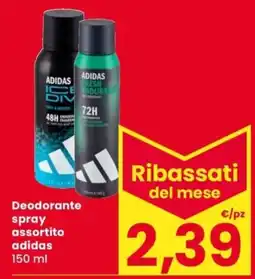 Despar Deodorante spray assortito adidas offerta