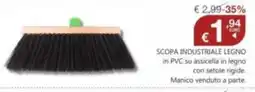 BricoCity Scopa industriale legno offerta