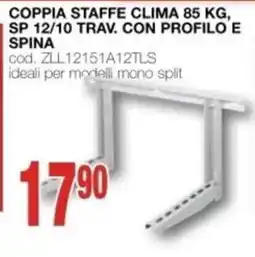 Mondo Brico Coppia staffe clima 85 kg offerta