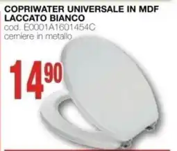 Mondo Brico Copriwater universale in MDF laccato bianco offerta