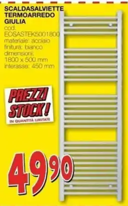 Mondo Brico Scaldasalviette termoarredo Giulia offerta