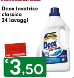 DeSpar Express Deox lavatrice classico offerta