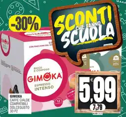 Vicino a te supermercati Gimoka caffè cialde compatibili dolcegusto offerta