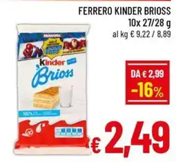 A&O Kinder Brioss offerta
