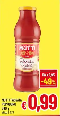 A&O Mutti Passata Pomodoro offerta