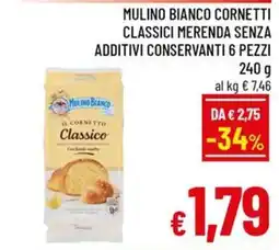 A&O Mulino Bianco il cornetto classico offerta
