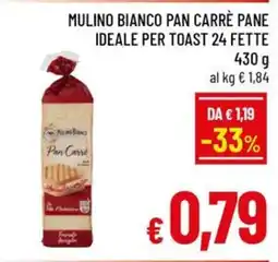 A&O Mulino Bianco Pan Carré offerta