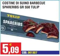 Immenso Cash Costine di suino barbecue spareribs tulip offerta