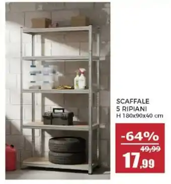 Scaffale 5 ripiani