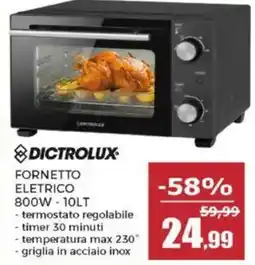 Happy Casa Fornetto elettrico Dictrolux offerta