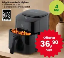 Interspar Friggitrice ad aria digitale Simpex Basic offerta